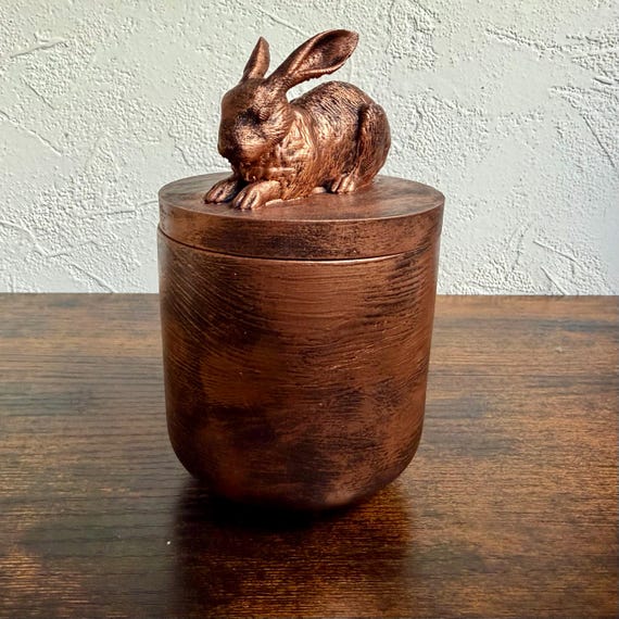 Handmade Rabbit Urn – 0.15 Liter | Exact Urn in Photo