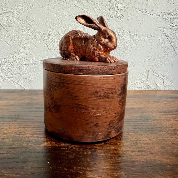 Handmade Rabbit Urn – 0.15 Liter | Exact Urn in Photo