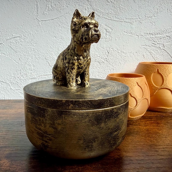 Westie Urn for Ashes – 0.3L Handmade Urn