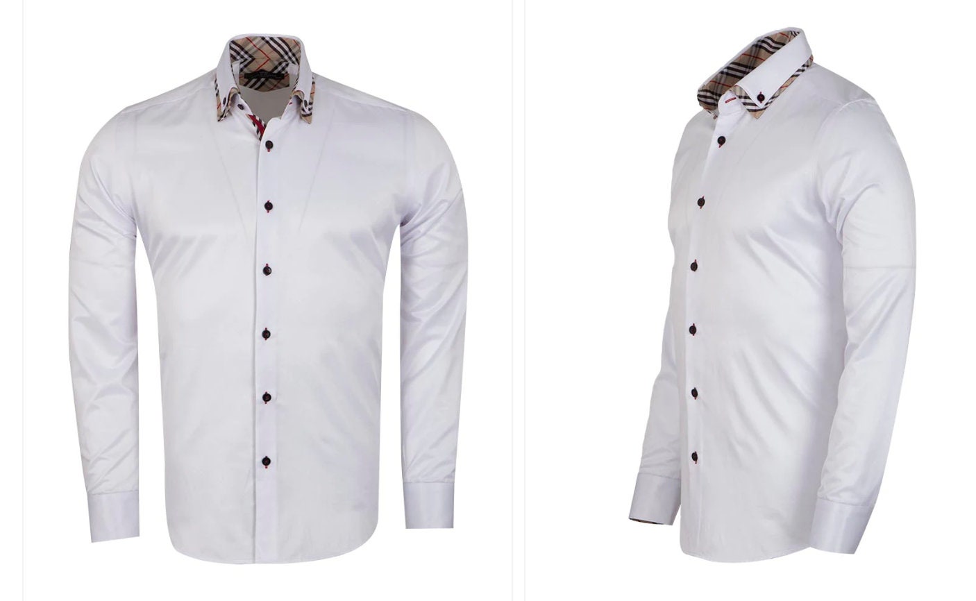 【2plan】Mirki Tweed Collar Tee Mirki Tweed Collar Tee - 2PLAN | 60% - Asian Fashion Online
