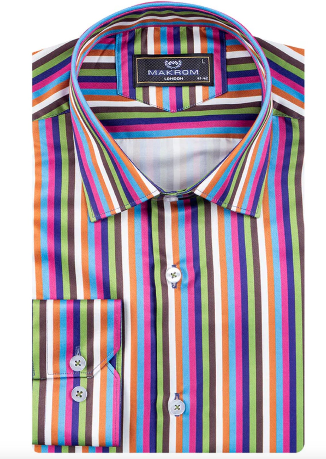 トップス ENFOLD SOLID NEON STRIPE SHIRT まえぞの様専用】ENFOLD SOLID NEON STRIPE SHIRT