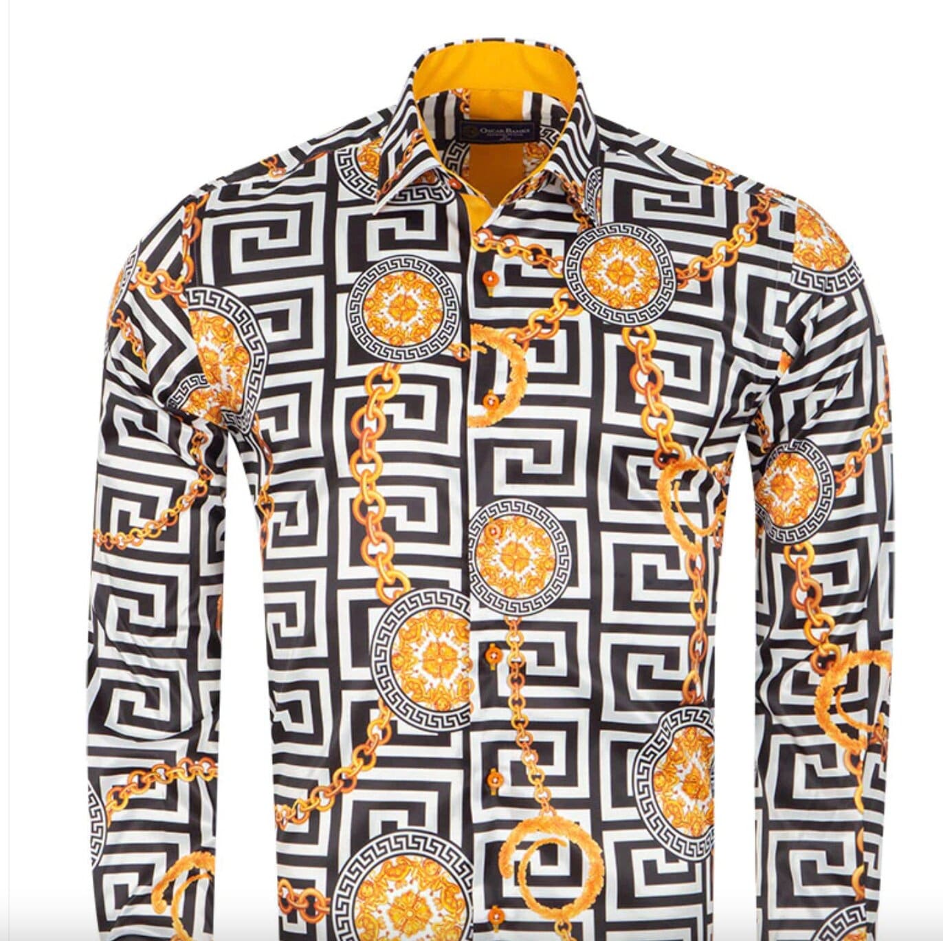 MOHINI CREATION Boys Printed Casual Gold, Black Shirt - Buy MOHINI CREATION  Boys Printed Casual Gold, Black Shirt Online at Best Prices in India