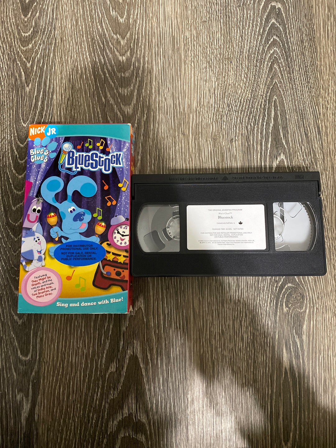 Blues Clues Bluestock 2004 Promotional/screener VHS Etsy