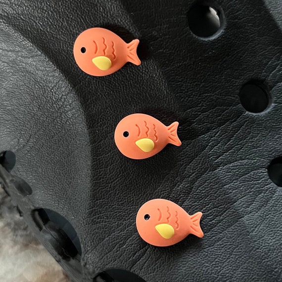 Fish Goldfish Croc Charms -  UK