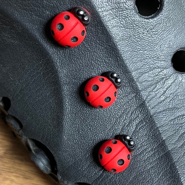 Lady Bug Croc Charm