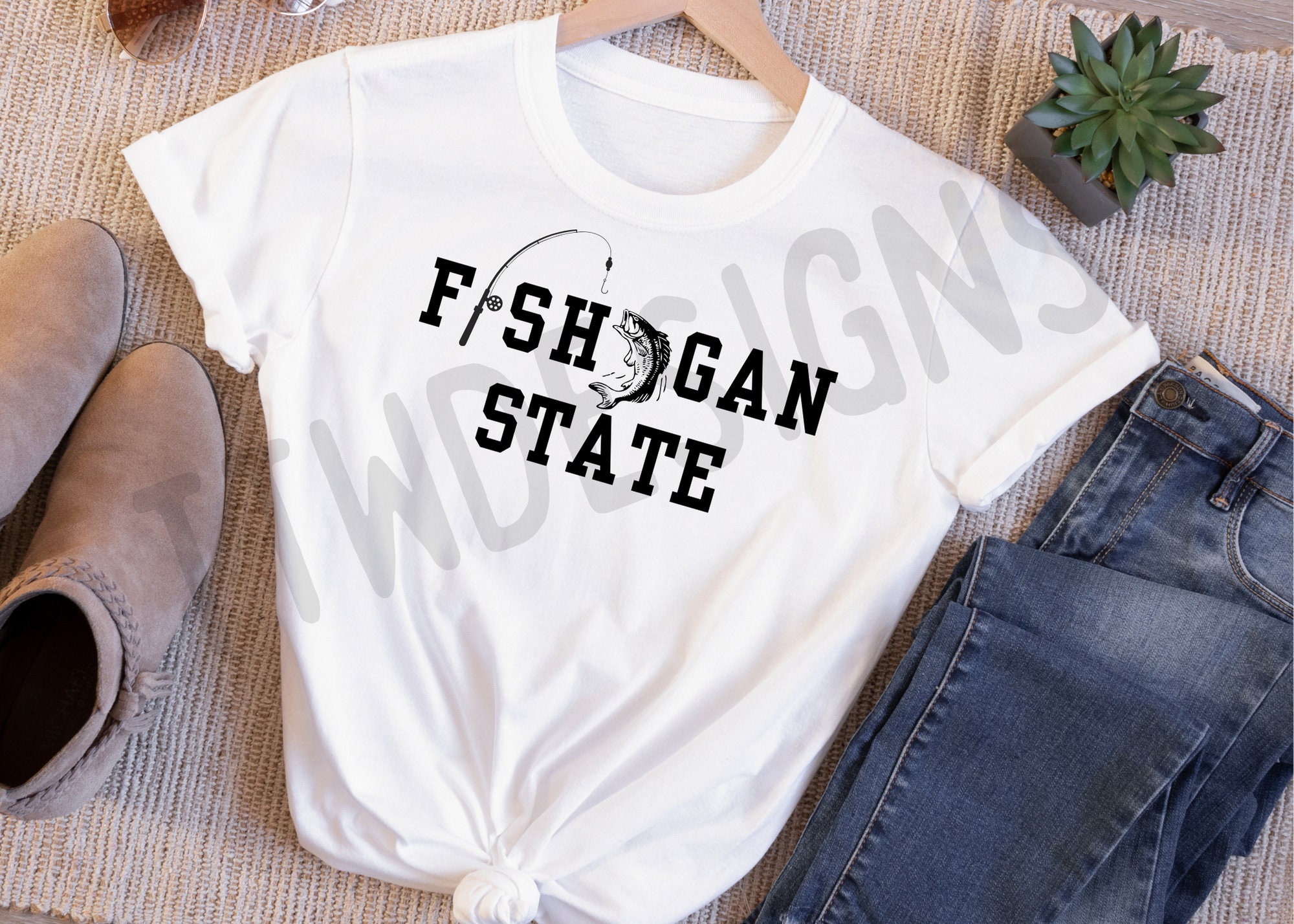 Fishigan SVG PNG - Etsy