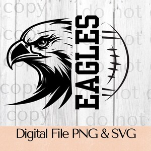 Adler Fußball SVG PNG digitaler Download