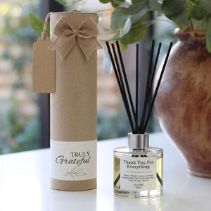 Thank You For Everything Personalised Reed Diffuser Gift