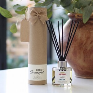 Personalised Friend Thank You Reed Diffuser Gift