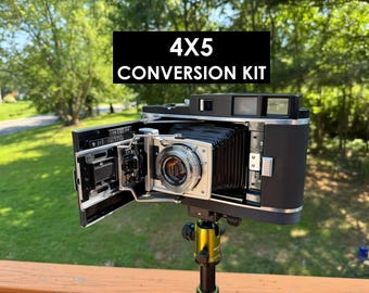 Polaroid 110A 110B 4X5 Conversion Kit - Graflok AND Standard Film Holder Compatible