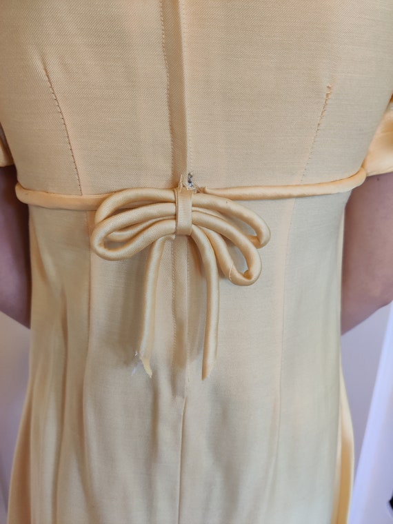 Lovely Light Yellow Vintage Dress - 1960s 1970s - image 3