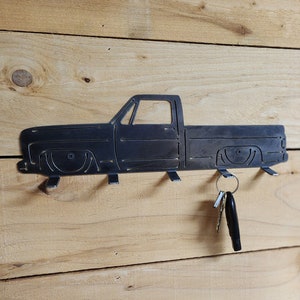 Chevy Squarebody c10 vrachtwagensleutelhanger voor vaders garage of mancave
