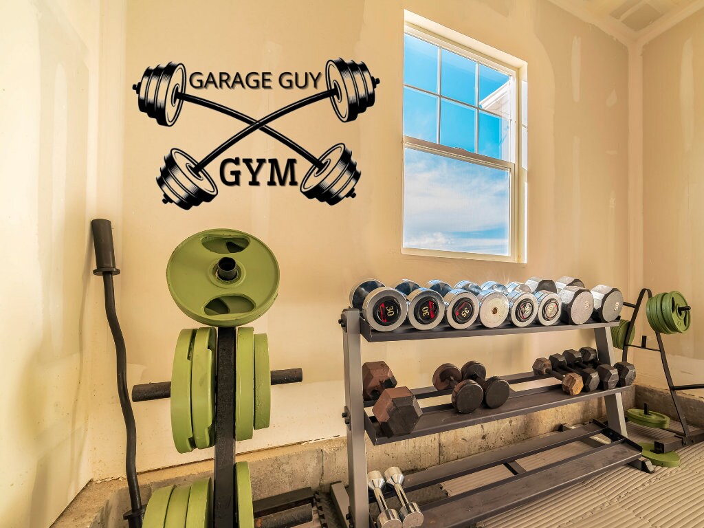 Printable Decal Sticker for Gym. Garage Gym, Home Gym, Basement Gym ...