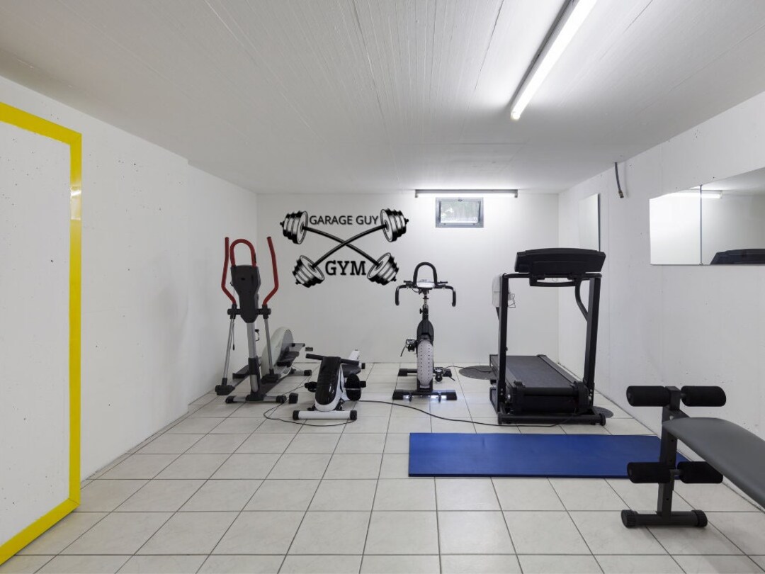 Printable Decal Sticker for Men ∎ Garage or Basement Gym Decor Quote ∎ ...