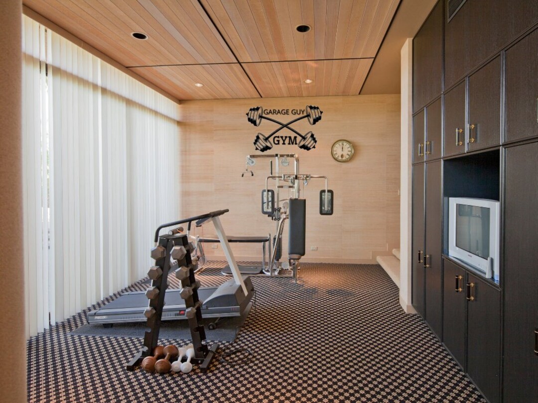 Printable Decal Sticker for Gym. Garage Gym, Home Gym, Basement Gym Decor Quote. Digital