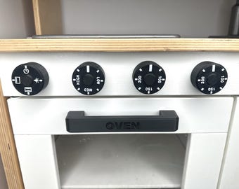 4 x Dials for IKEA DUKTIG play Kitchen - Children's Play Kitchen/Pretend Play
