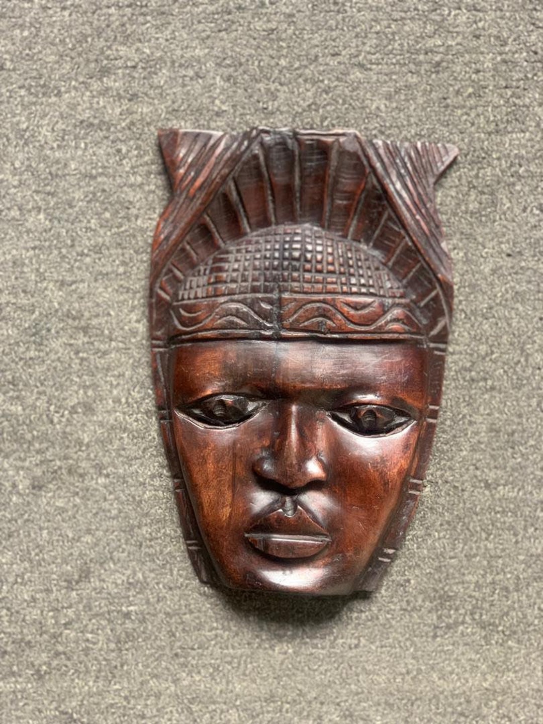 African Tribal Mask Wall Decor Etsy