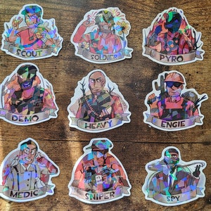 TF2 - Team Fortress 2 Sticker Set
