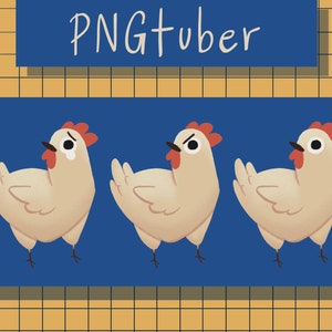 Chicken Pngtuber + 2 Expressions | Veadotube | Discord | Twitch