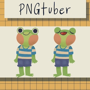 Fullbody Frog Pngtuber | Veadotube | Discord | Twitch