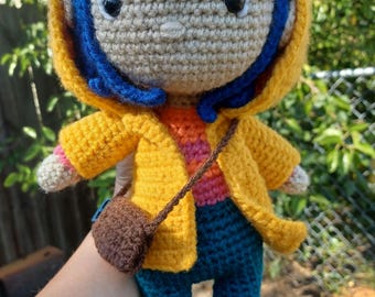 Coraline Crochet Doll
