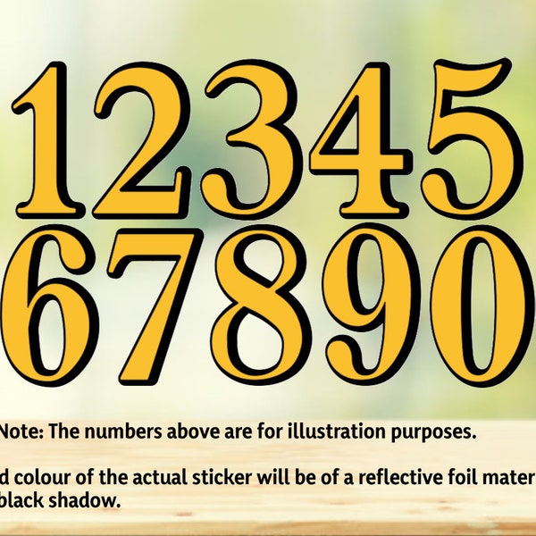 Personalized Gold Leaf Window Number, Victorian Style Transom, Housewarming Gift