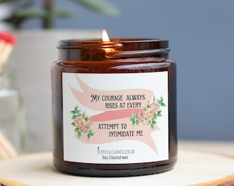 Pride and Prejudice Candle - Jane Austen Inspired Library Scented Soy Wax