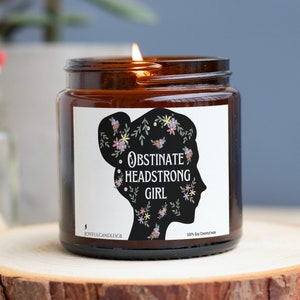 Pride and Prejudice Soy Candle: Book Lover&#39;s Literary Gift