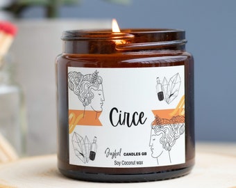 Circe - Greek mythology candle, Bookish candles, literary gifts