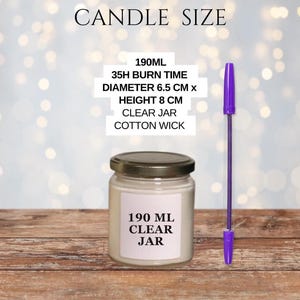 The Burrow Inspired Bookish Candle - Homemade Scented Wizard Decor 190ml clear jar