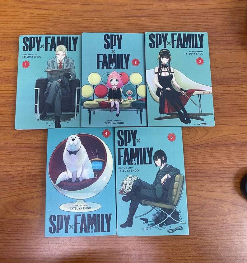 Complete Set Spy X Family Volume 1 6 Manga Comic Writing in Etsy