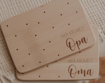 Personalized breakfast boards for Grandma & Grandpa | Individual wooden boards