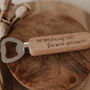 Best man questions I Wedding gift idea I Bottle opener