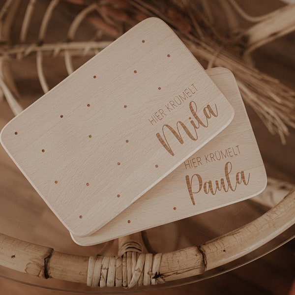 Tabla de desayuno personalizada con nombre I tabla de madera individualmente