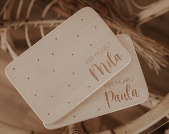 Breakfast board personalized with name I wooden board individually