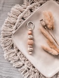 Personalized midwife keychain with heart and name, Best Midwife product logo