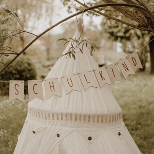 Pennant chain schoolchild I decoration school enrollment start