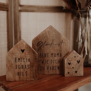 Wooden House Mother&#39;s Day I Happiness is to have a mom like you