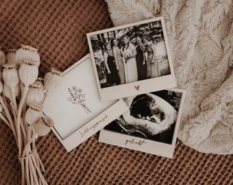 Holzbilderrahmen mit Gravur Fotohalter Geschenkidee für Freunde und Familie