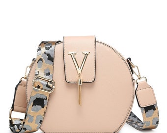 Women's Bum bag, crossbody bag, long strap, circle designed - ZQ-801
