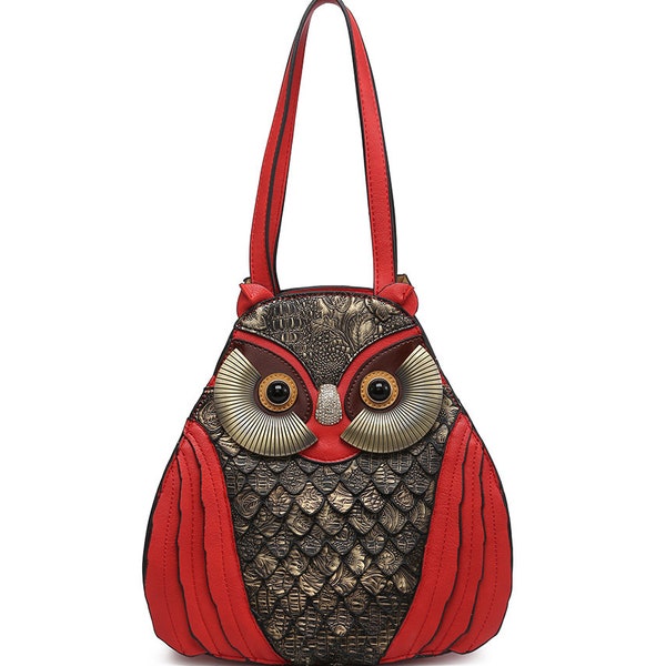 Nouveau sac à main mignon grande taille en forme de hibou pour femme