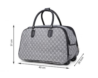 New Ladies Women's Travel Holdall Trolley Luggage Bag with Wheels Holiday Bags -HOLDALL-139-S