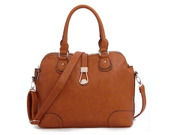 Bolso bandolera grande para mujer con 3 compartimentos y correa 23357L