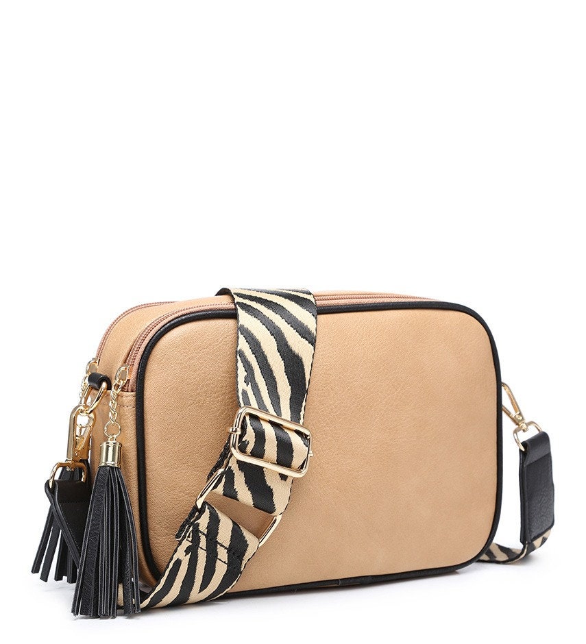 Interchangeable Strap Bag 2 Compartments Ladies Cross Body Etsy