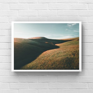 Landschapsfotografie glooiende heuvels: muurkunst Noord-Californië