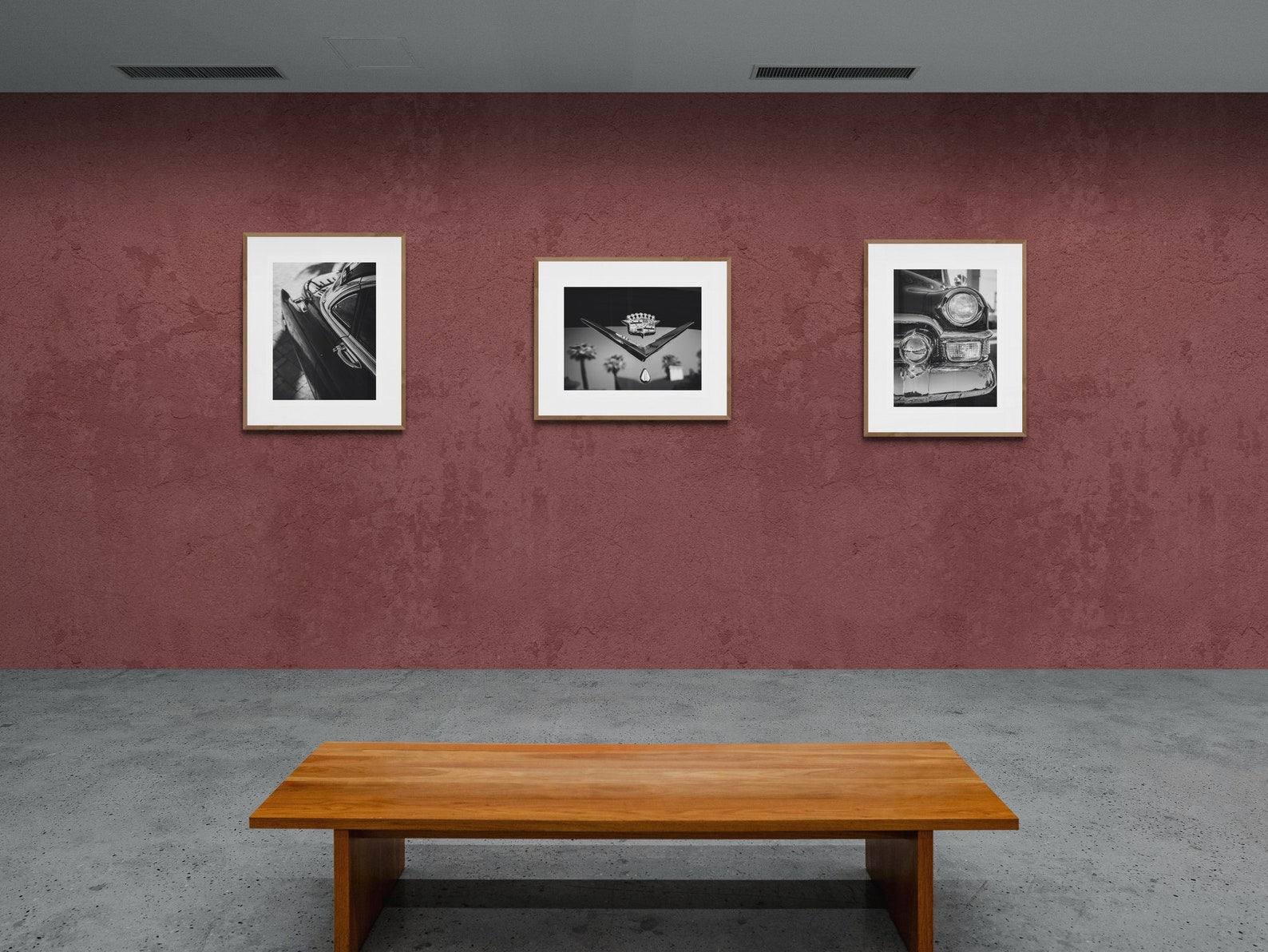 Black and White Vintage Car Wall Art, Classic Car Photography, Retro