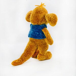 Baby Roo, Bear Winnie the Pooh, Crochet kangaroo, Amigurumi kangaroo,Decor for bedroom,Soft kangaroo,Animal toys,Gift for Baby Shower image 3