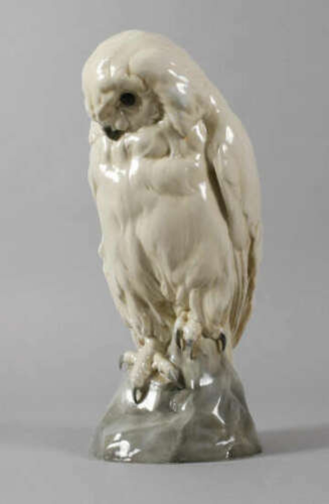Rare German Porcelain Heubach Porcelain OWL Figurine Etsy