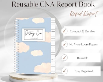 Reusable CNA Report Book- Clouds