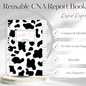 Reusable CNA Report Book-Cowgirl